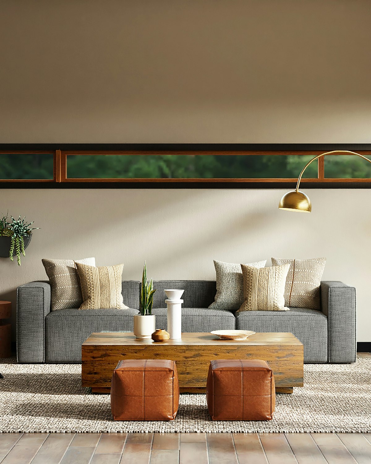 Minimalist architectural interior